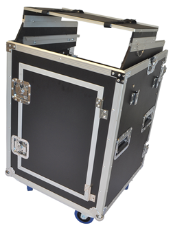 Cobra 12U + 10U Rack Case with Laptop Shelf & Side Table – Studio & Live